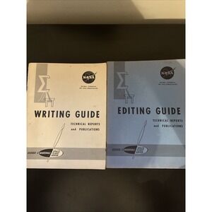 1964 NASA George C. Marshall Space Flight Center Writing & Editing Guides (2)